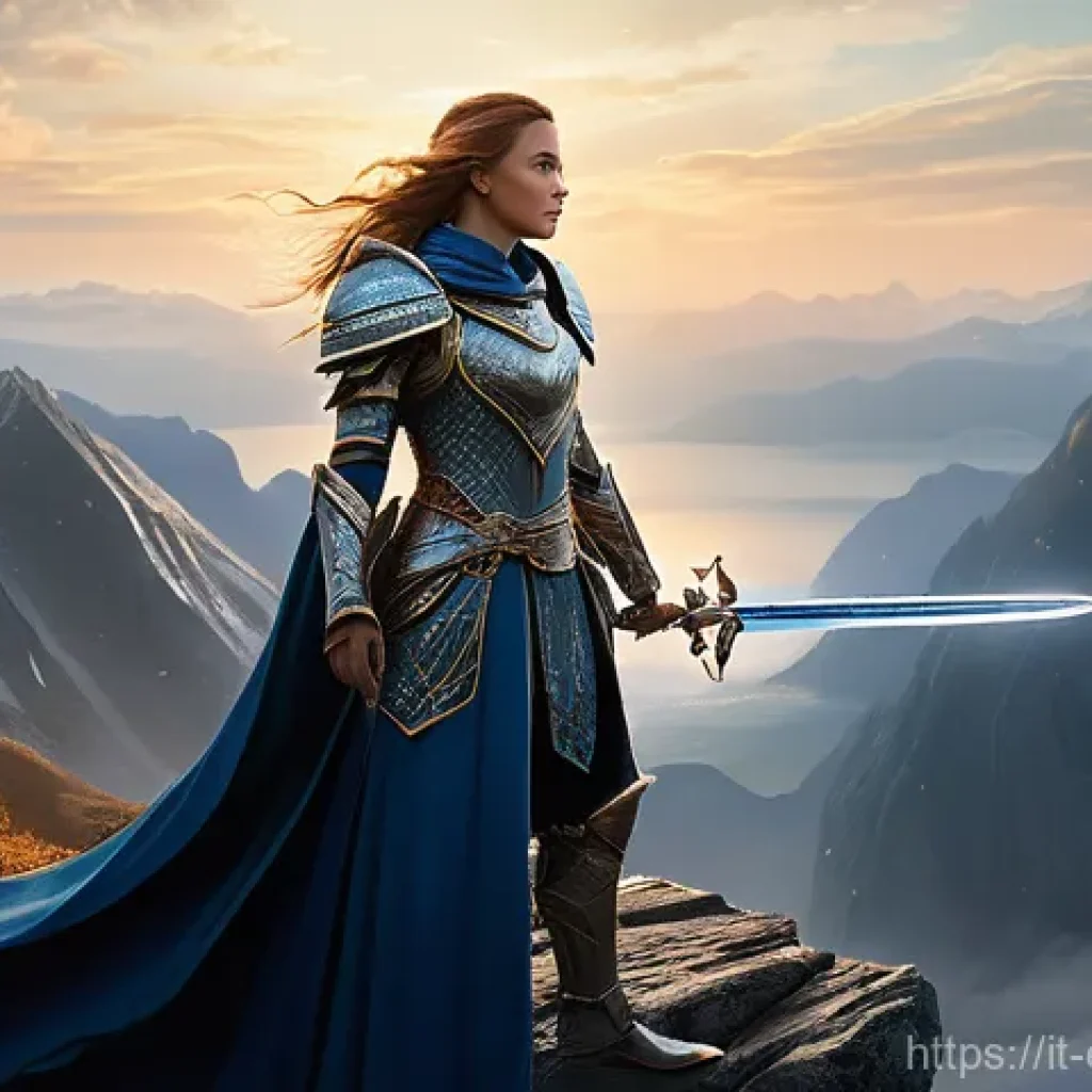 롤 챔피언 스킨 리워크 - **Prompt 1: Epic Fantasy Female Warrior**
    "A majestic female warrior stands triumphantly on a ro...