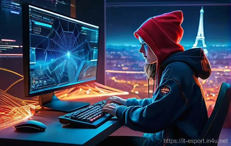 LOL 서버 안정화 문제 - A highly detailed digital illustration of a young adult gamer (age 20-30, any gender, casually dress...