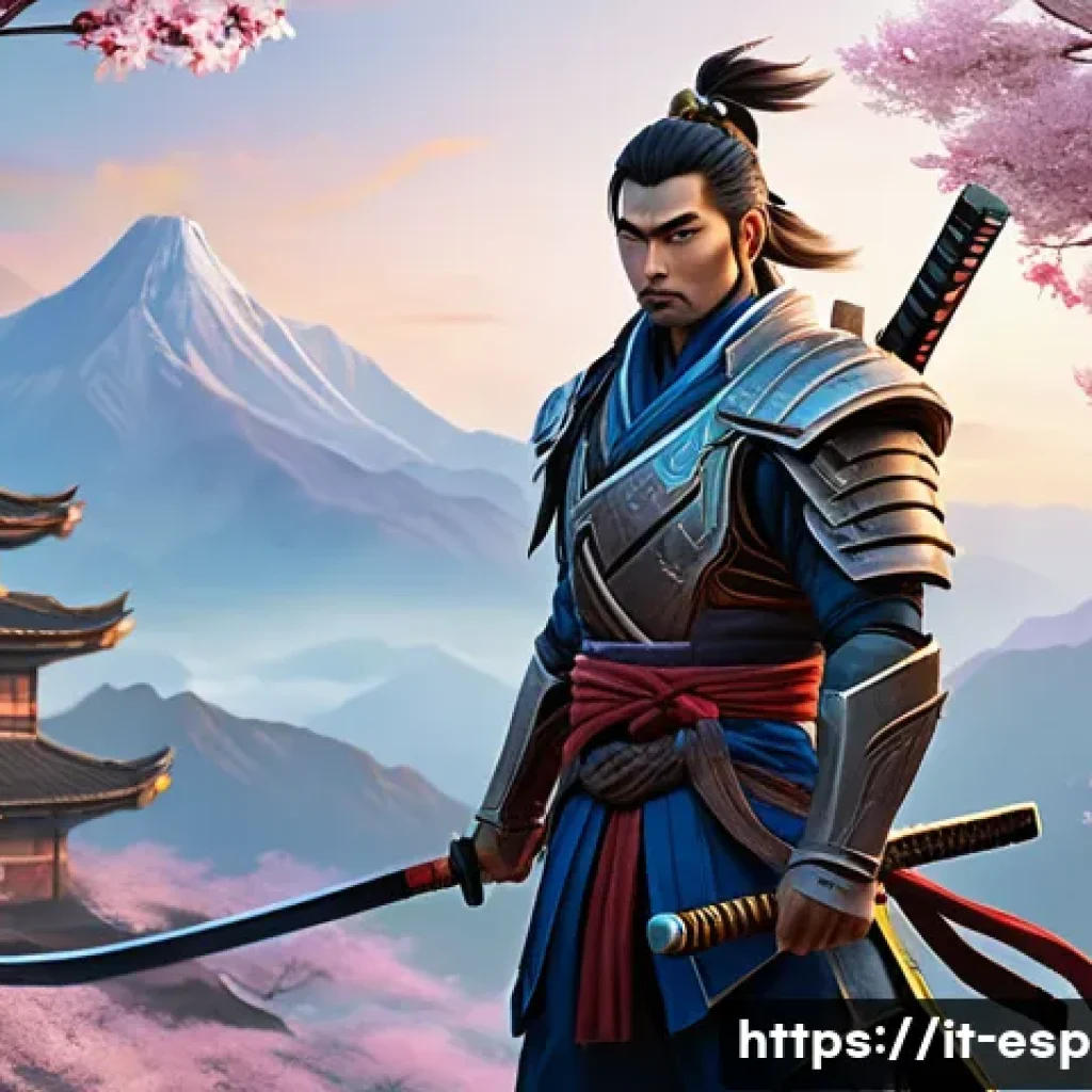 롤 만화와 소설 추천 - A detailed portrait of Yasuo from League of Legends, wearing traditional Ionian clothing and light a...