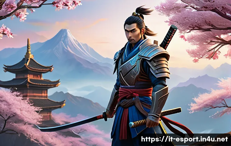 롤 만화와 소설 추천 - A detailed portrait of Yasuo from League of Legends, wearing traditional Ionian clothing and light a...